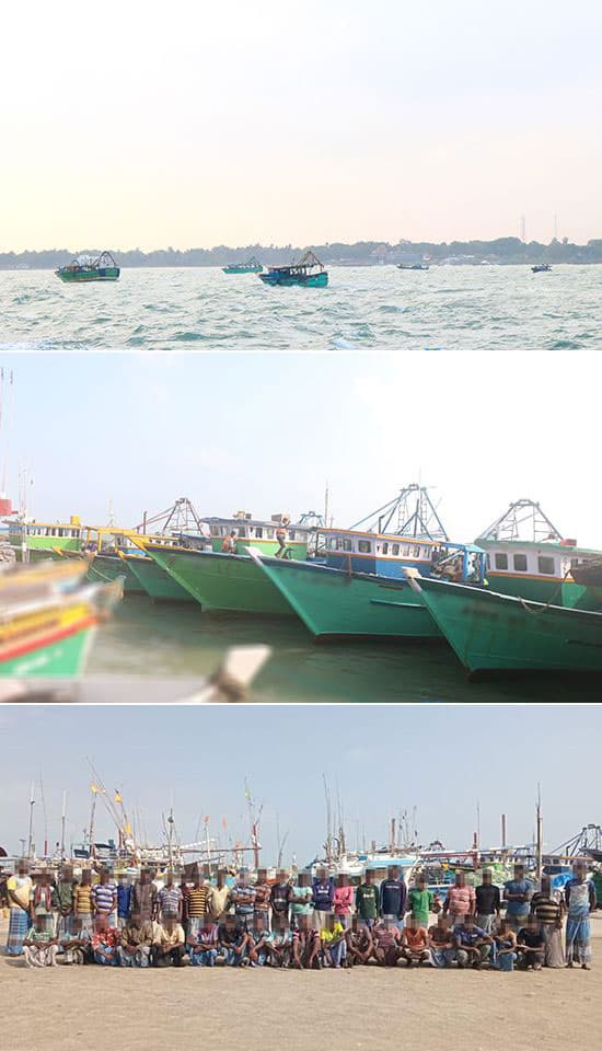 43 Indian fishermen arrested for poaching in Sri Lankan waters