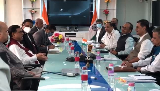 Finance Minister Basil meets India’s Energy Minister