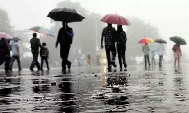 Showers expected in several provinces and districts