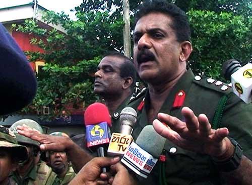 Brigadier who ordered Weliweriya shooting arrives amidst protest
