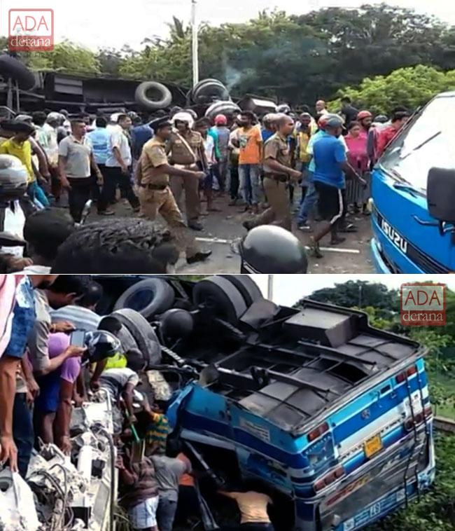 Five dead, 44 injured in bus accident at Madurankuliya