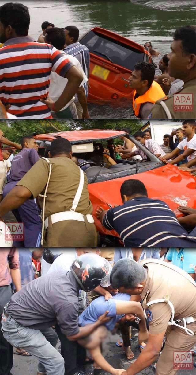 Two dead, one missing after car topples into Viyana Canal