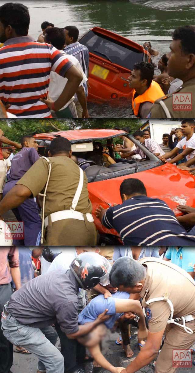 Two dead, one missing after car topples into Viyana Canal