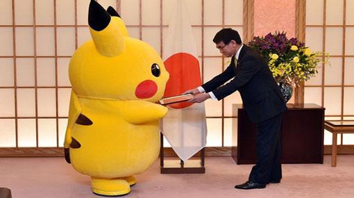 Pikachu and Hello Kitty become ambassadors of Osaka