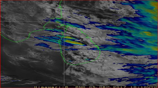 Low pressure area developing 800km away from Sri Lanka