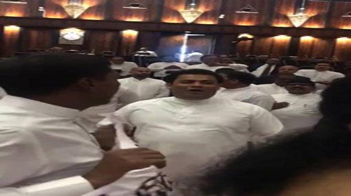 Physical altercation in Parliament