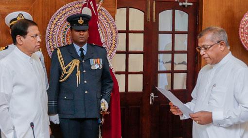 Ranjit Madduma Bandara sworn in as Law & Order Minister