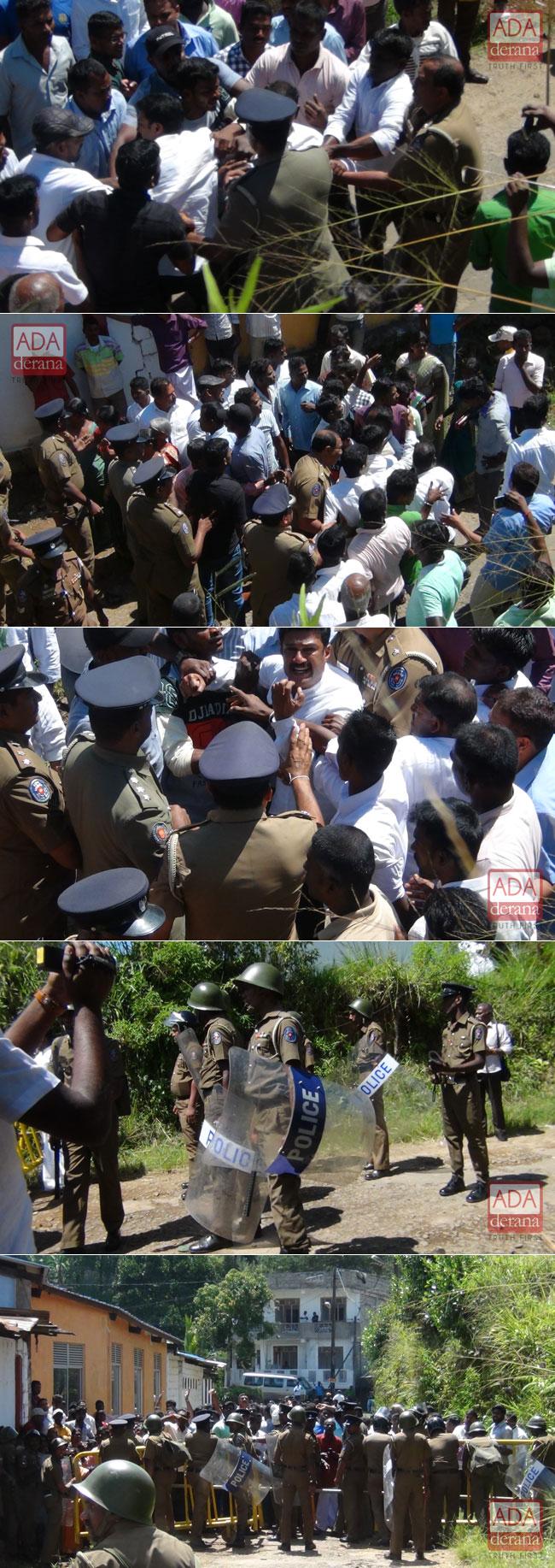 Tense situation during election of Maskeliya PS chairman