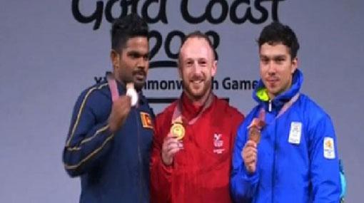 Indika Dissanayake wins Silver at CWG 2018