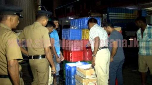 Police and fisheries officials raid Peliyagoda Fish Market