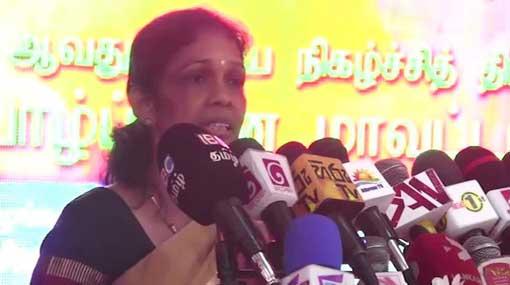 PM asks President to temporarily remove Vijayakala Maheswaran