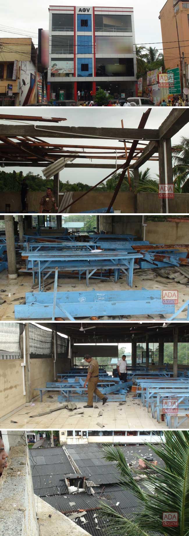 Seven students hospitalized as roof of tuition center caves in