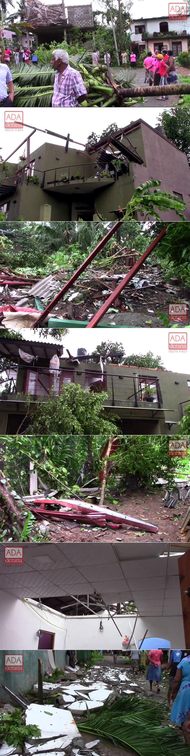Strong winds damage over 150 houses in Colombo District
