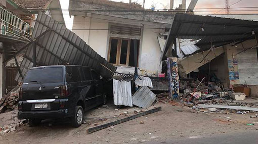 Indonesia’s Lombok hit by another strong quake