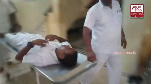 Group admitting a patient assault hospital staff