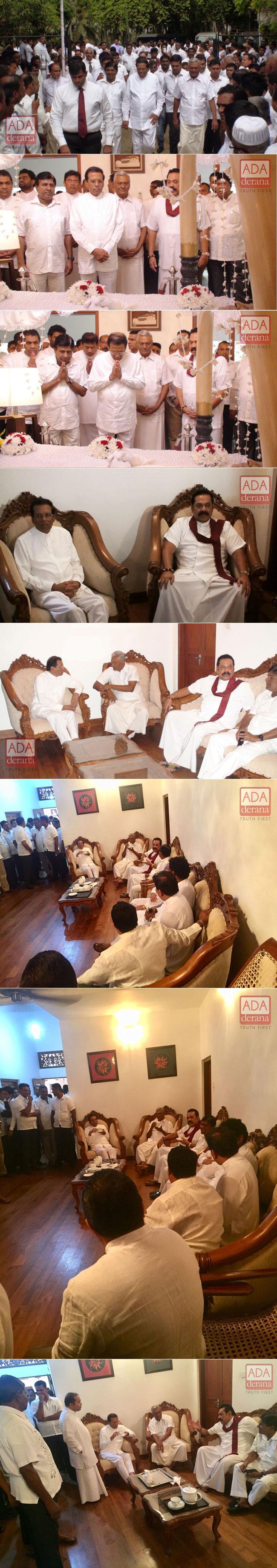 President pays final respects to Mahinda’s brother