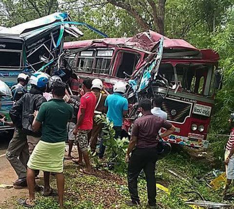 Over 50 injured in head-on collision between buses