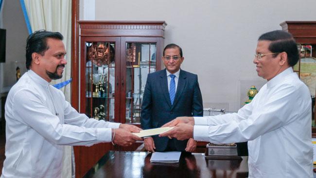 Wimal Weerawansa sworn in as Minister