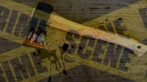 Son axes father to death
