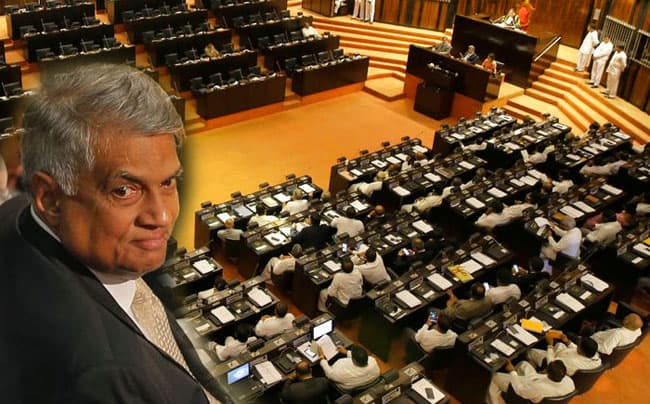 Ranil wins vote of confidence in Parliament