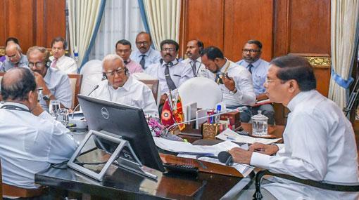Presidential Task Force in North & East meets with President