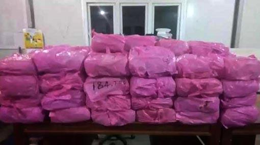 Navy finds over 184 kg Kerala Cannabis in Vankalai