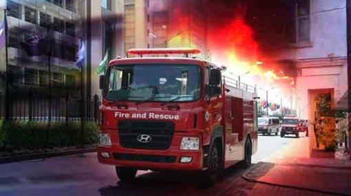 Fire breaks out at house on Vidyalankara Road