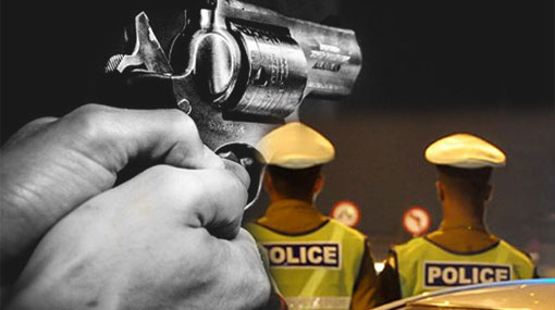 One injured as police pistol accidentally fires during brawl