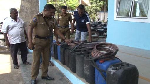 Five arrested with illicit liquor in Uswetakeiyawa