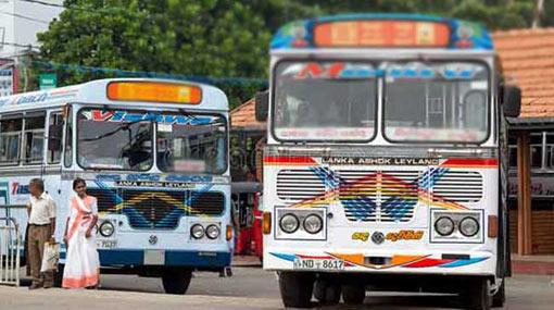 Private bus strike on route 174