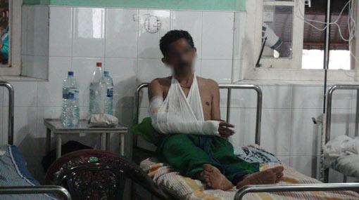 Man hospitalized in assault by Tangalle PS member