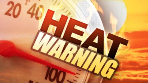 Heat advisory issued for several districts