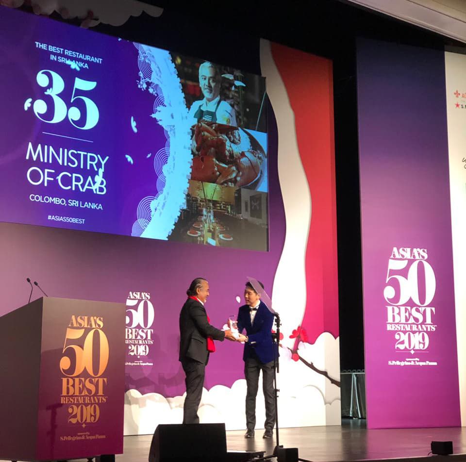 ‘Ministry of Crab’ ranked 35th in Asia’s 50 Best Restaurants