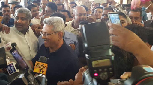 Gotabaya returns from US