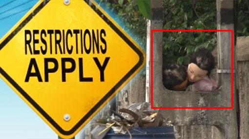 Traffic restricted to one lane on Negombo-Colombo road
