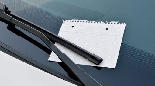 Display contact details on vehicles when parking near public places