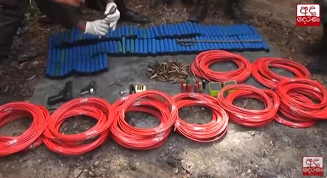 Explosives and weapons found in MP’s land in Sammanthurai