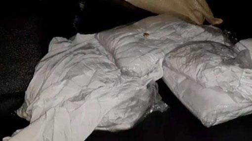 Two arrested with 36 white female clothes stuffed in a sack