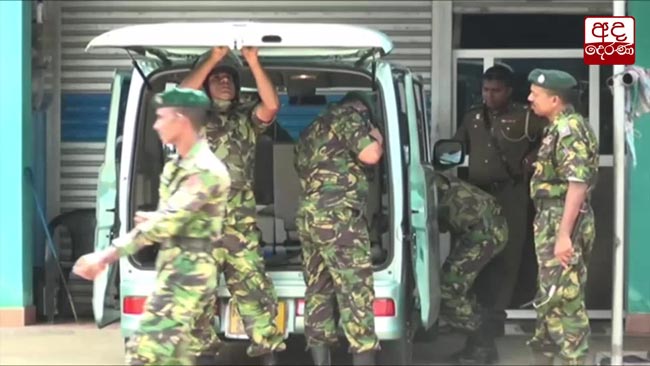 Search operations find weapons, army uniforms and ammo