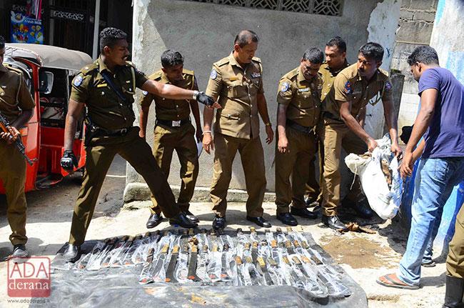 Swords, pistol, ammo and ‘ice’ recovered from well near mosque