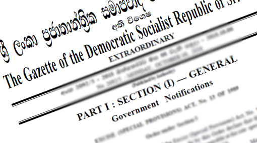 Gazette issued banning three groups including NTJ