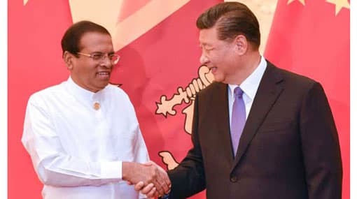 Chinese President assures support to wipe out terrorism from Sri Lanka