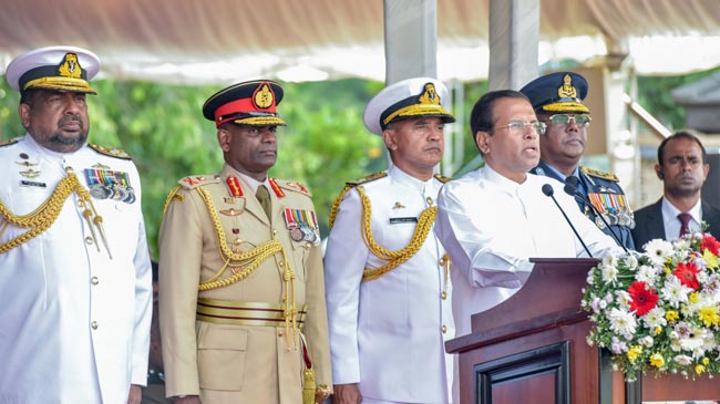 Troops should use their experience to fight against Islamist terrorists - President