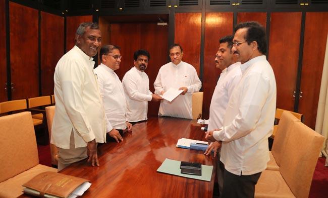 JVP hands over no-confidence motion against govt