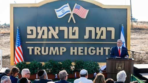 Golan Heights: Israel unveils ‘Trump Heights’ settlement