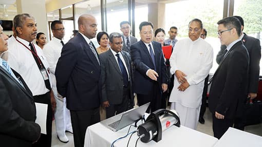 China donates security equipment to Sri Lankan Parliament