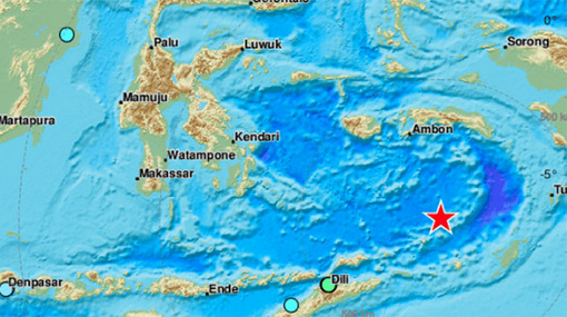 Strong quake recorded in Indonesia’s Banda Sea