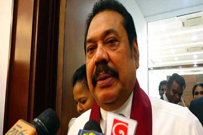 I never said Gotabaya would be presidential candidate – Mahinda