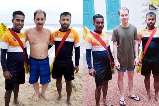 Navy rescues 2 Russians drowning in Thalalla sea
