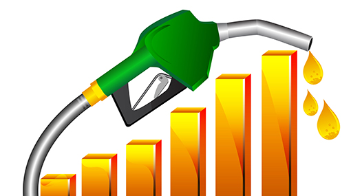 Fuel prices go up